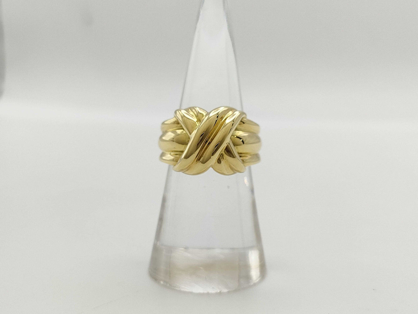 Tiffany & Co. Signature Yellow Gold 750 11.6g Ring 