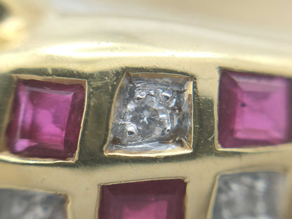 R1.06ct D0.11ct K18 8.4g Ring 