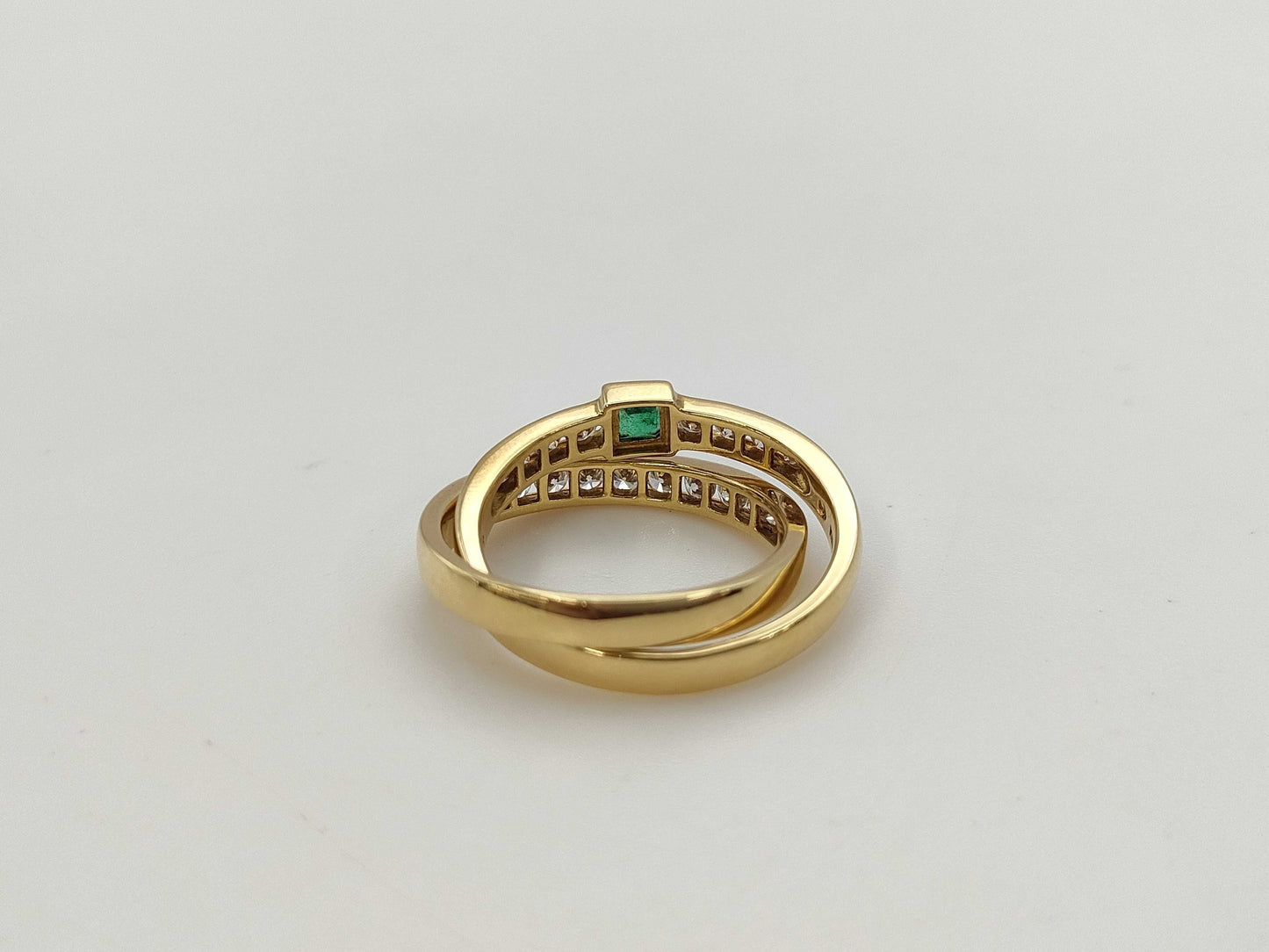 TASAKI Emerald D0.74ct K18 6.6g Ring 