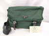 PRADA Nylon Prada Messenger Bag Nylon Green Shoulder Bag
