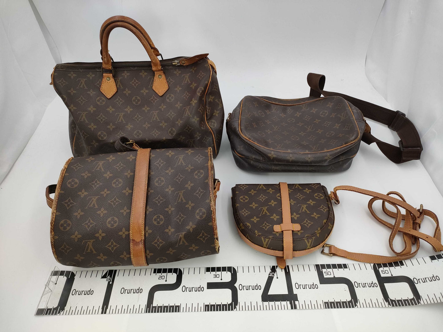 LOUIS VUITTON LV Monogram Mountain Bag 4-Piece Set