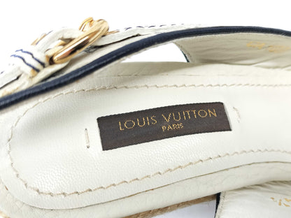 LOUIS VUITTON LV Monogram Sandals 34 1/2 Sandals