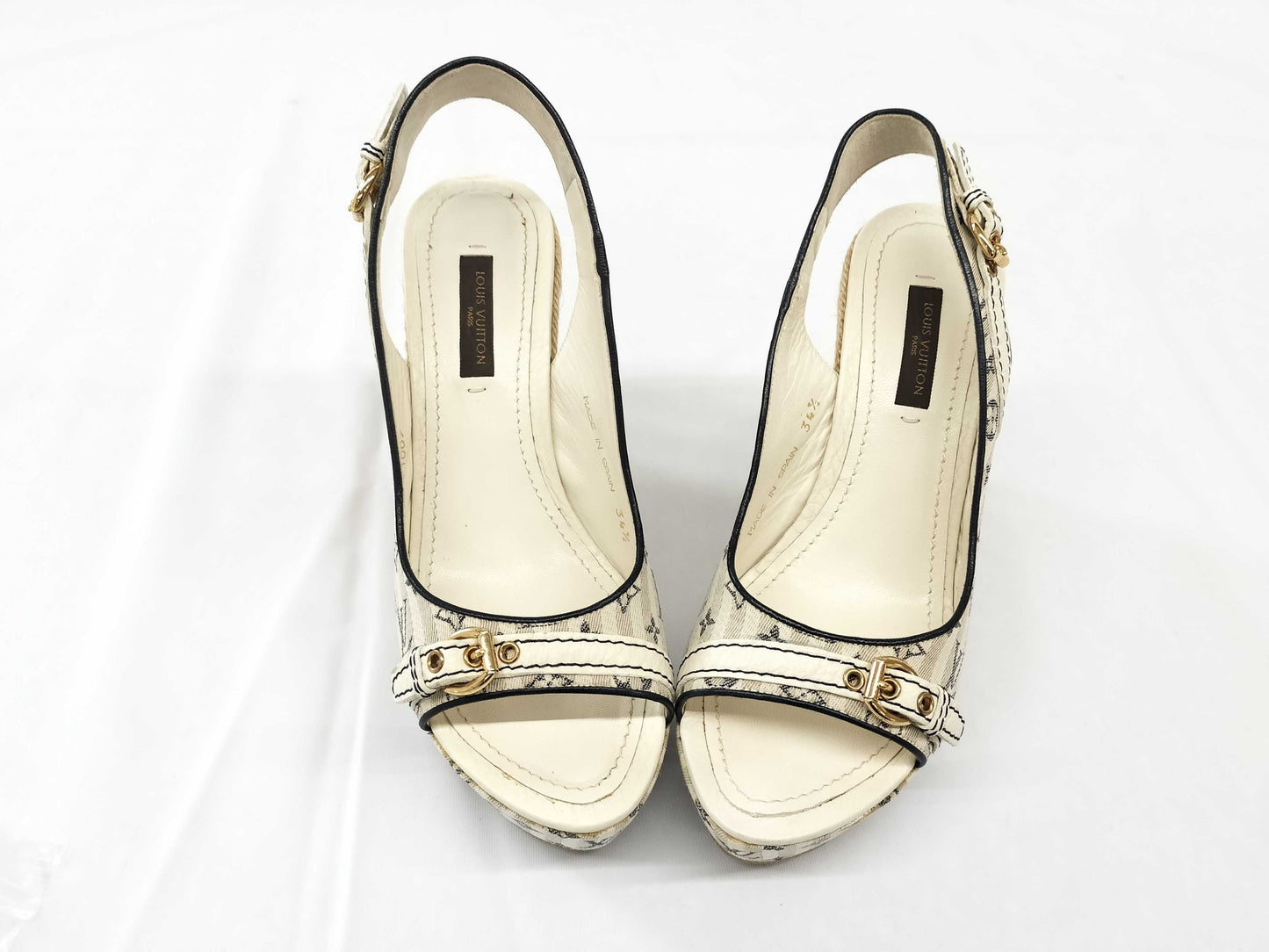 LOUIS VUITTON LV Monogram Sandals 34 1/2 Sandals