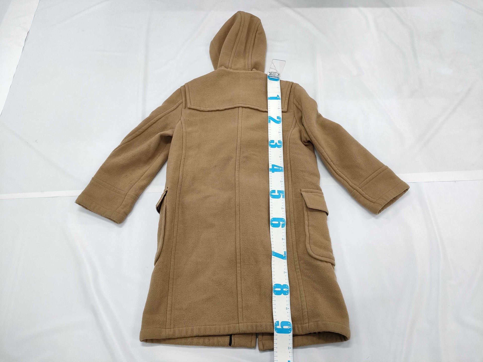 Burberrys Nova Check Duffle Coat, Size 38