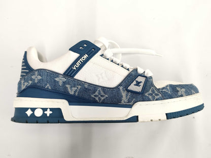 LOUIS VUITTON Louis Vuitton Trainer Sneakers Blue Size 7 Sneakers