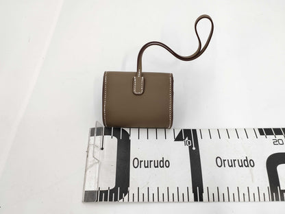 HERMES Kelly Festival Etoupe K Stamp Key Case/Key Holder