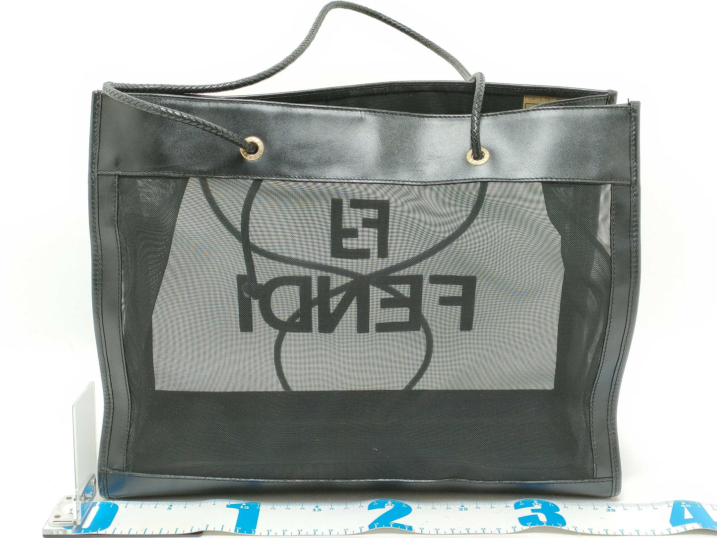 FENDI FF logo tote bag black tote bag