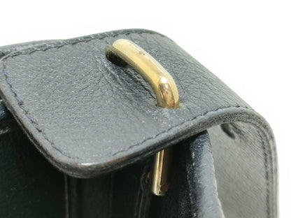 Dior Christian Dior Dior Logo Shoulder Bag Black Leather Shoulder Bag