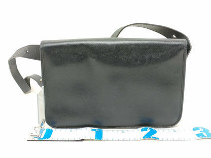 Dior Christian Dior Dior Logo Shoulder Bag Black Leather Shoulder Bag