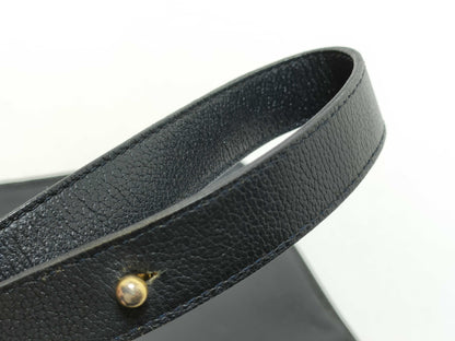 Dior Christian Dior Dior Logo Shoulder Bag Black Leather Shoulder Bag