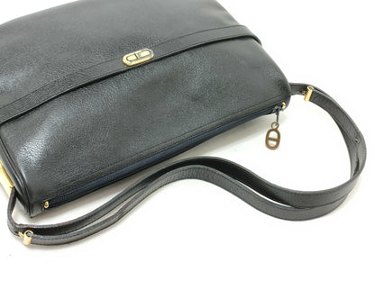 Dior Christian Dior CD logo shoulder bag black shoulder bag