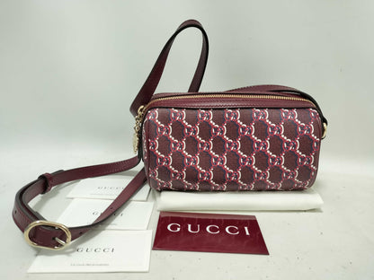 GUCCI GG Shadow Shoulder Bag 796231 Red Shoulder Bag