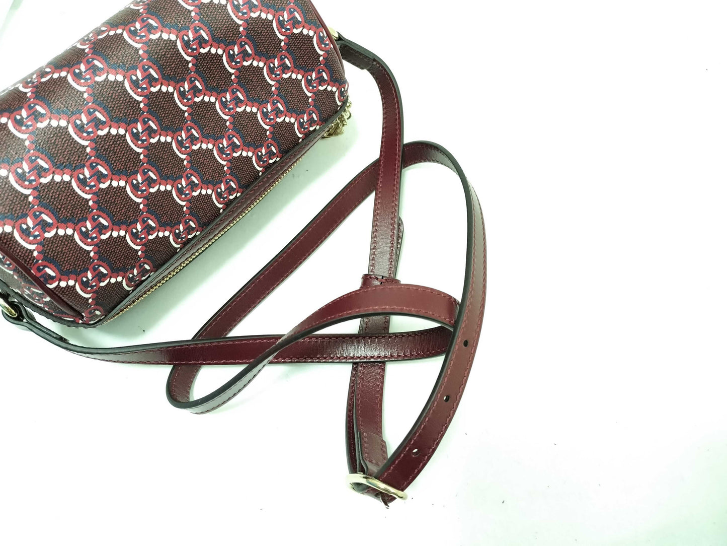 GUCCI GG Shadow Shoulder Bag 796231 Red Shoulder Bag