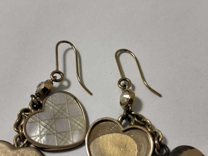 Dior Heart Motif Earrings