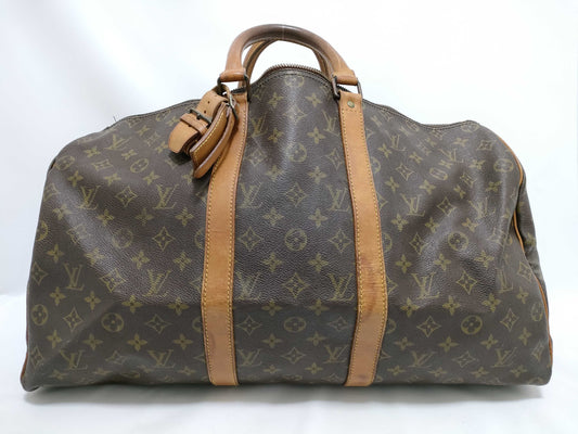 LOUIS VUITTON Monogram Keepall 50 Boston Bag
