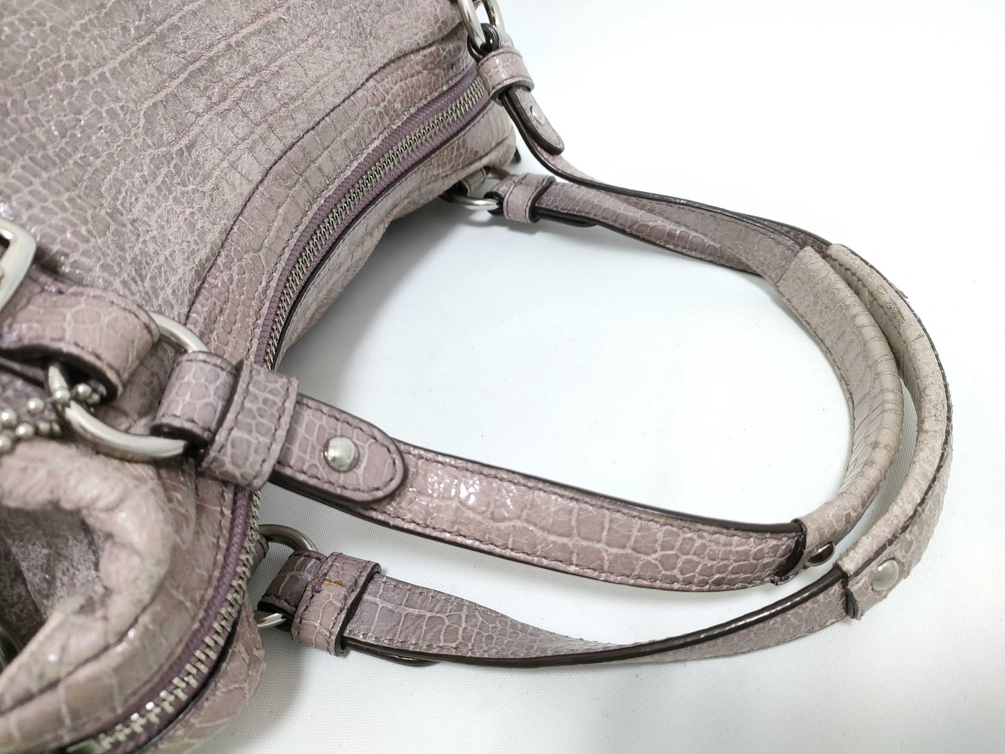 COACH 2-way tote bag leather tote bag