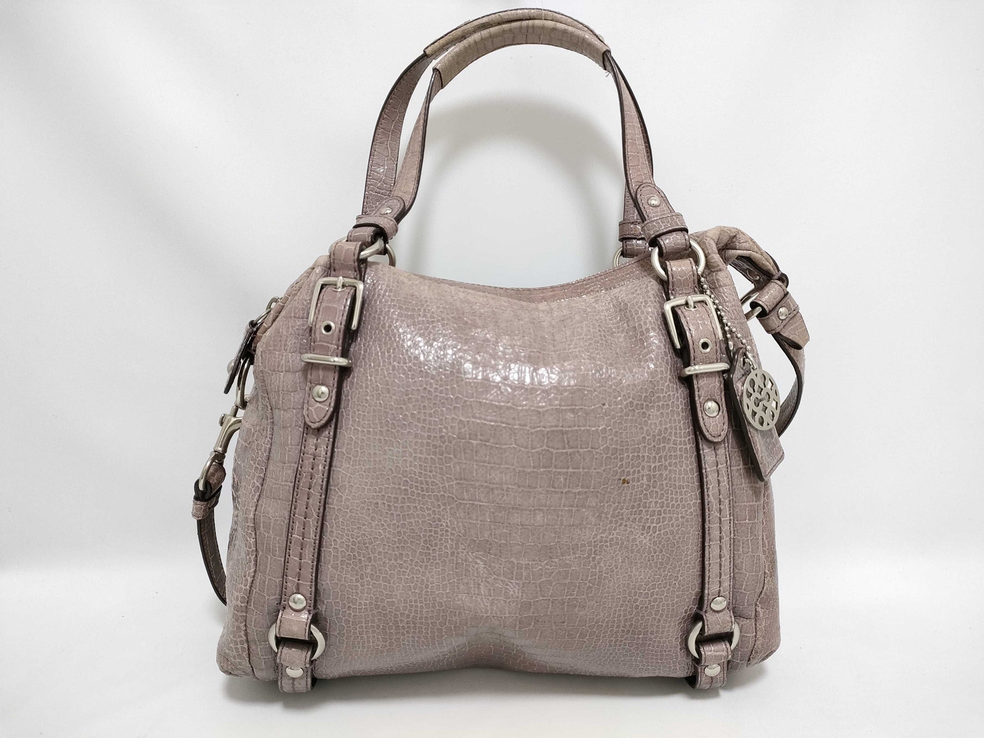 COACH 2-way tote bag leather tote bag