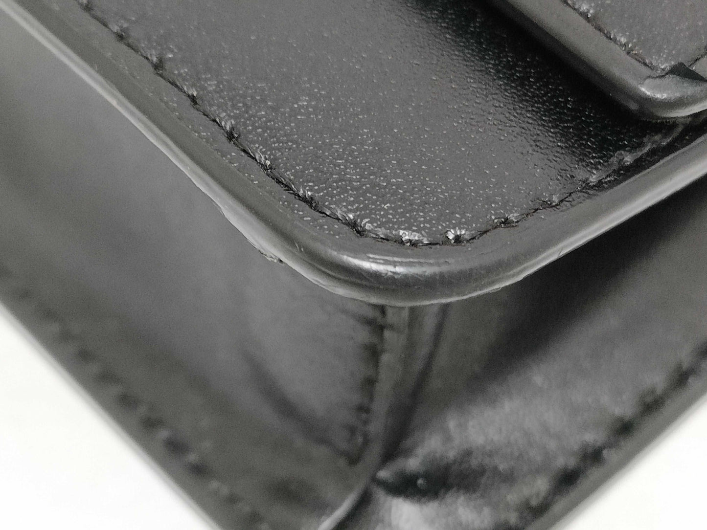 FENDI Chain Wallet Multi-Stud Leather Wallet