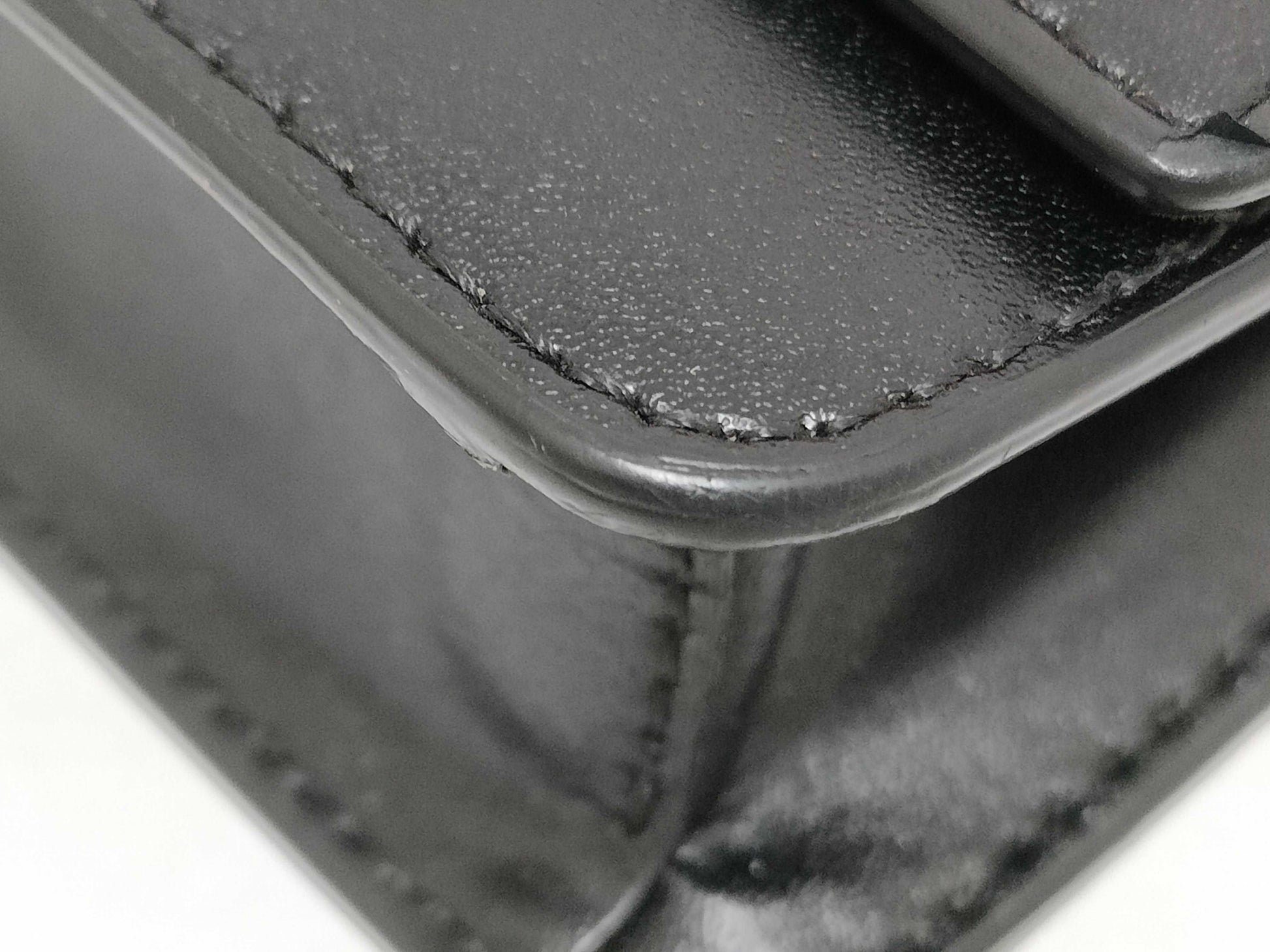 FENDI Chain Wallet Multi-Stud Leather Wallet