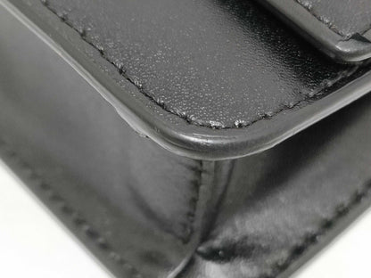 FENDI Chain Wallet Multi-Stud Leather Wallet