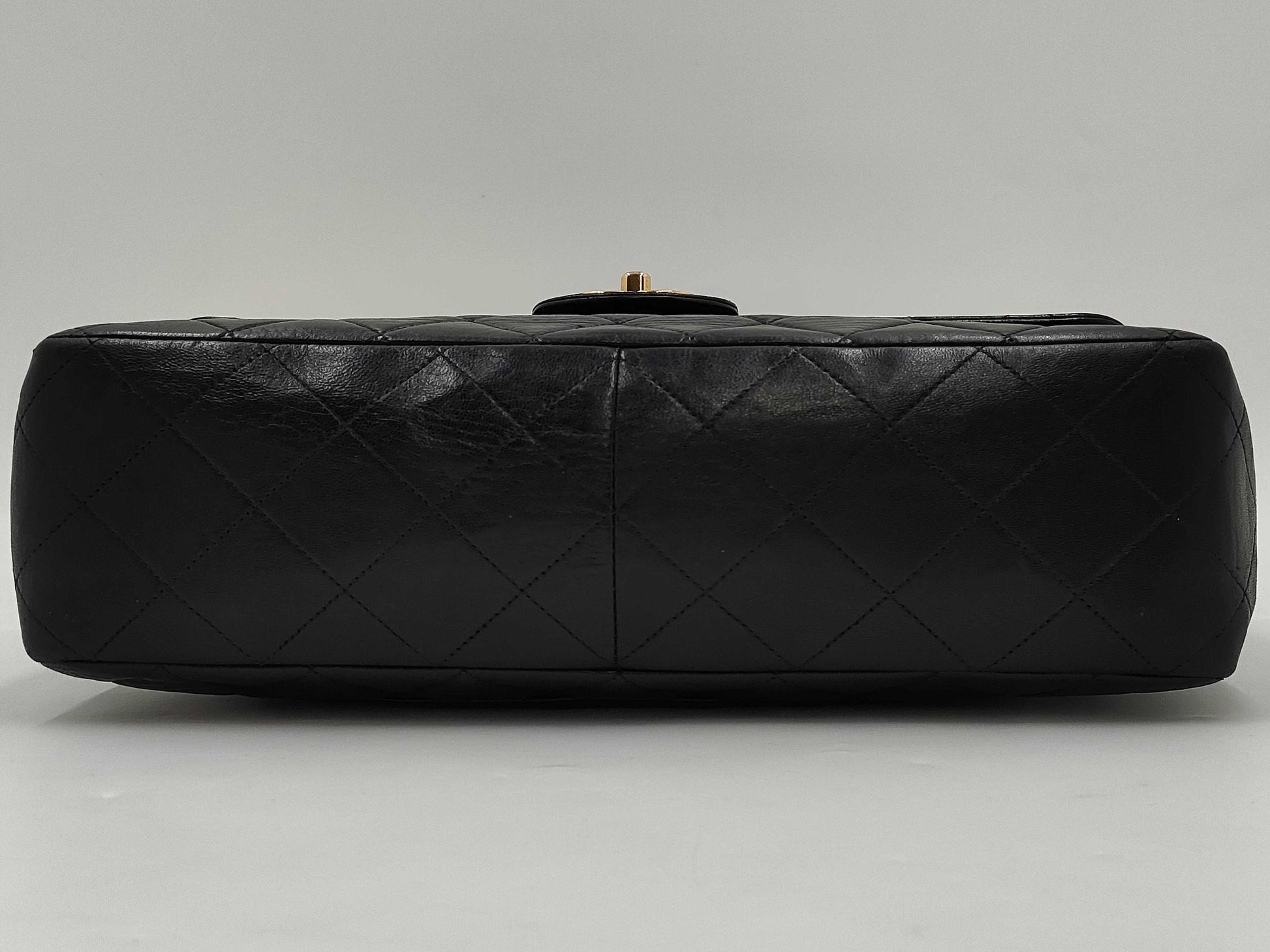 CHANEL Deca Matelasse Chain Shoulder Bag, Black