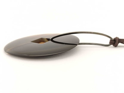 HERMES Buffalo Horn Necklace