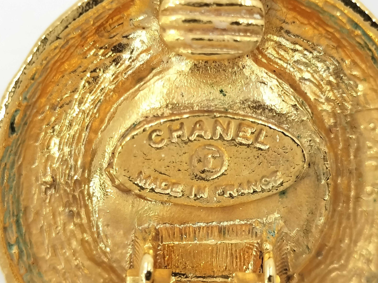 CHANEL Faux Pearl Earrings