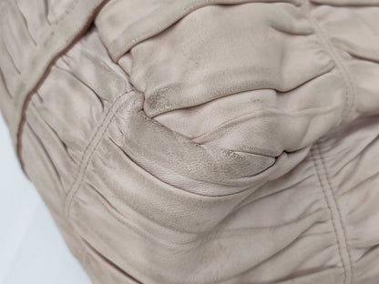 PRADA 2-way shoulder bag, gathered leather bag