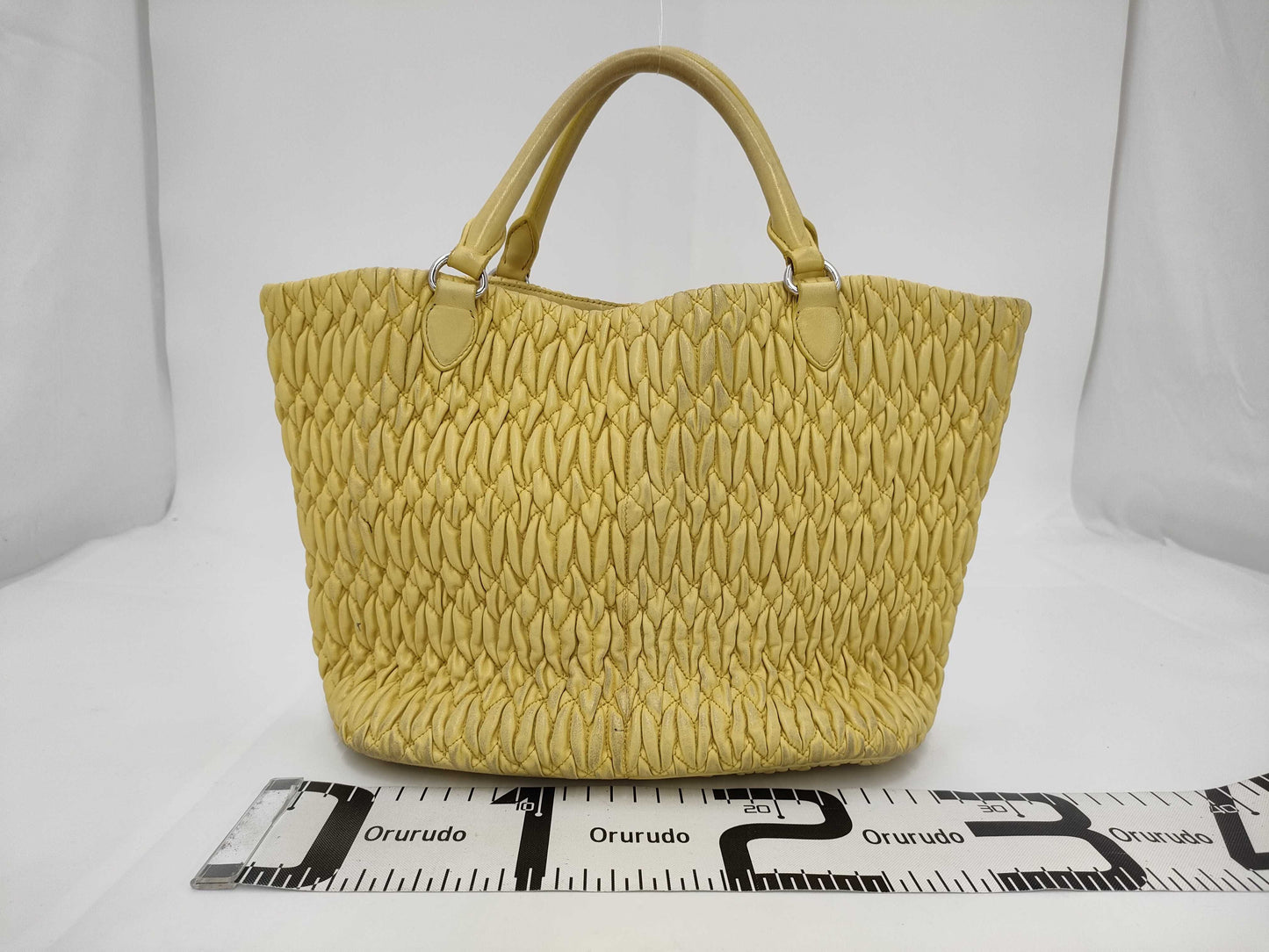 Miu Miu 2-way shoulder bag with nappa crystal and leather handbag