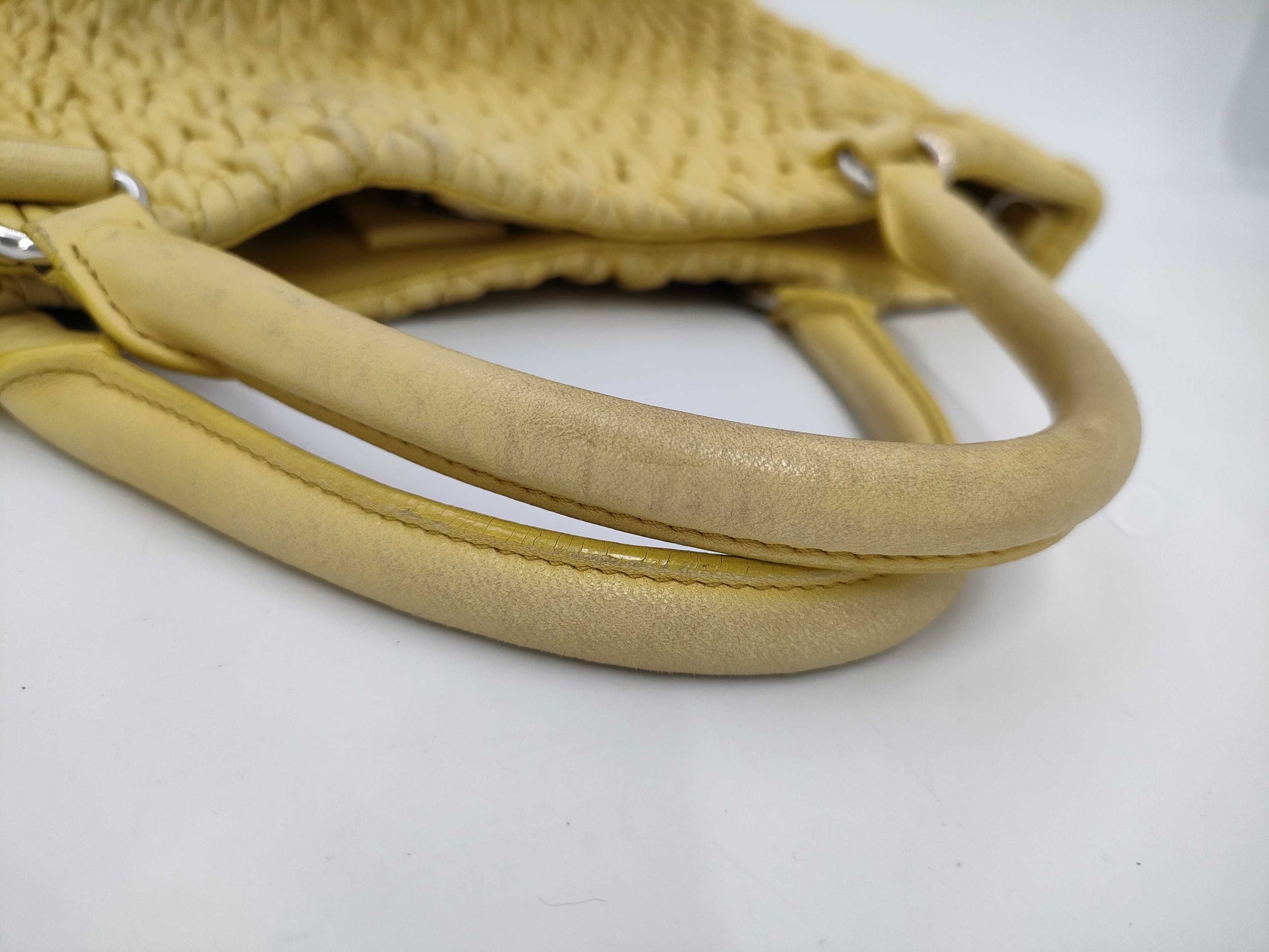 Miu Miu 2-way shoulder bag with nappa crystal and leather handbag