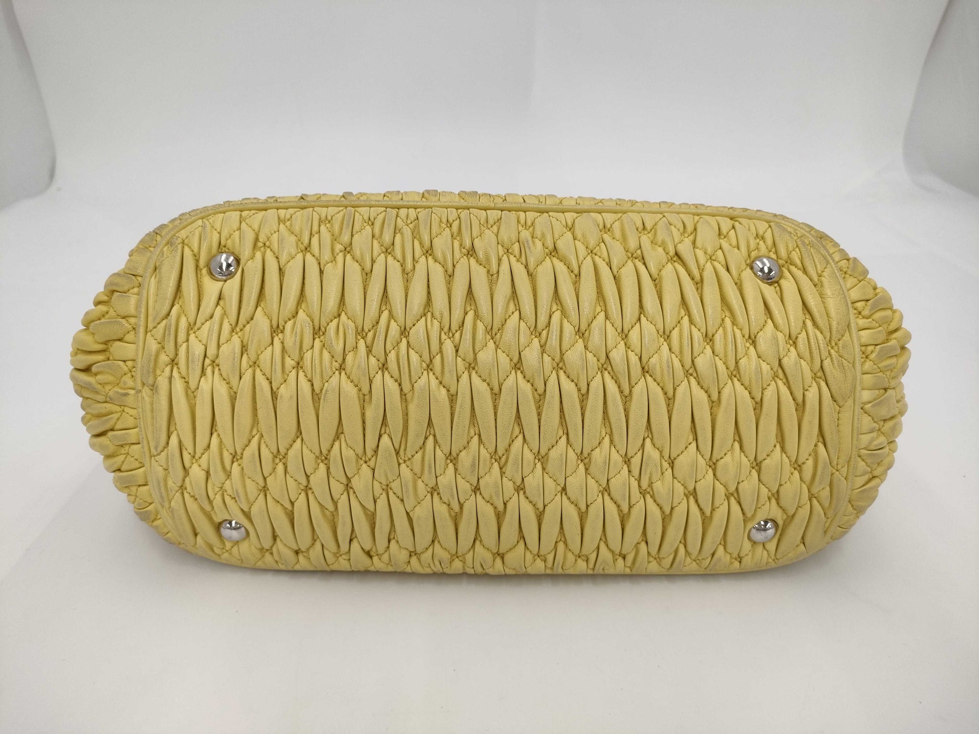 Miu Miu 2-way shoulder bag with nappa crystal and leather handbag