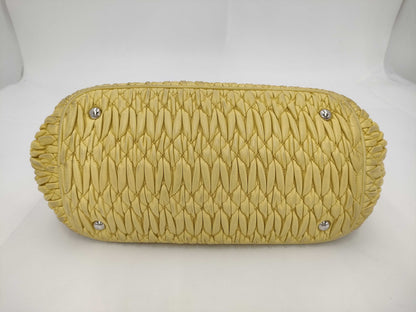 Miu Miu 2-way shoulder bag with nappa crystal and leather handbag