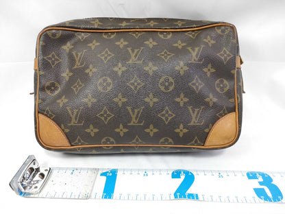 LOUIS VUITTON Monogram Compiegne Clutch Bag