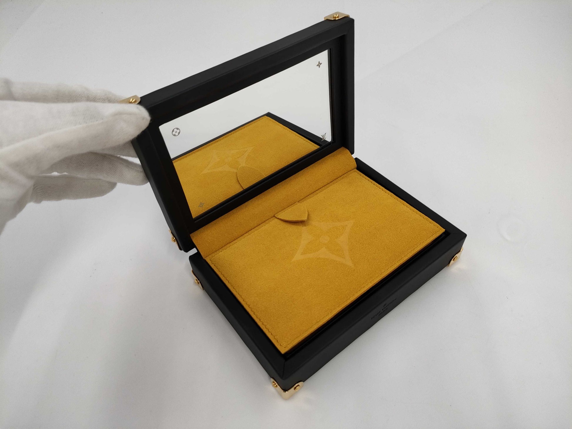 LOUIS VUITTON Jewelry Box Trunk Monogram GI0555 Vanity Bag