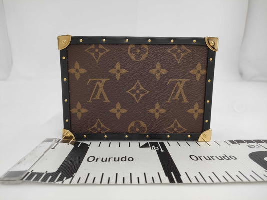 LOUIS VUITTON Jewelry Box Trunk Monogram GI0555 Vanity Bag
