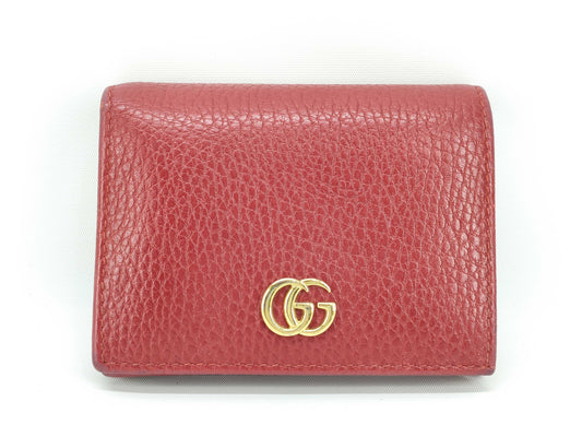 GUCCI Marmont Medium Wallet Red 456126 Wallet