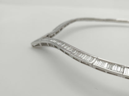 D10.73ct K18WG 40.6g Necklace 