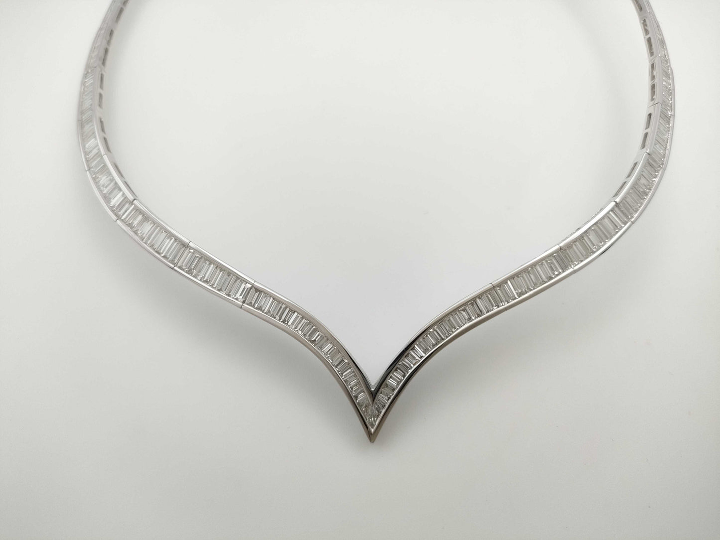 D10.73ct K18WG 40.6g Necklace 