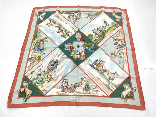 HERMES Carré 90 Voyages En Russie Scarf for Russia Travel