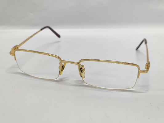  Cartier Cartier Gold Color Eyeglasses Sunglasses