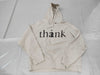GUCCI think thank distressed hoodie, XL, top