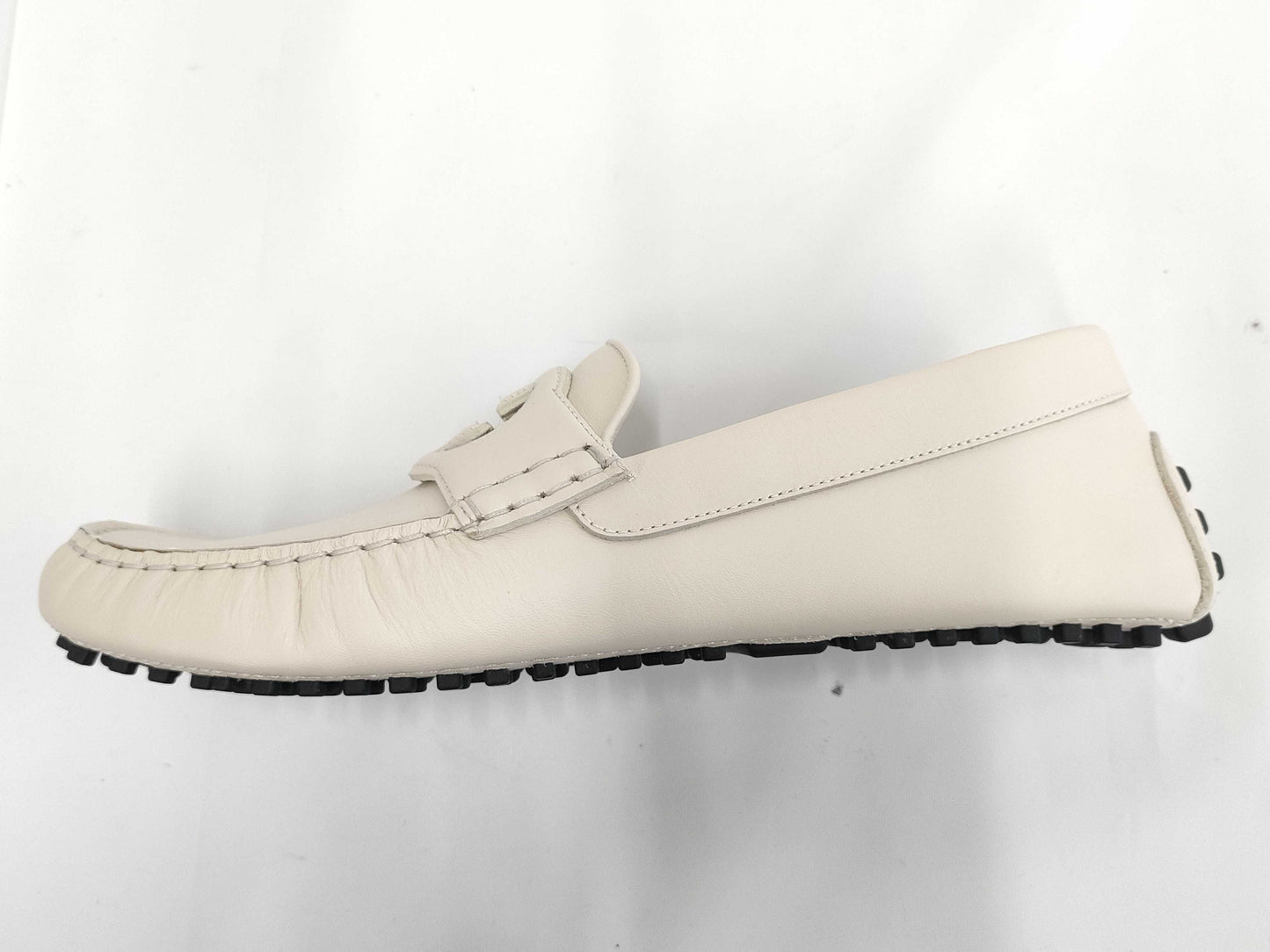 GUCCI Interlocking G Driving Leather Loafers Size 9