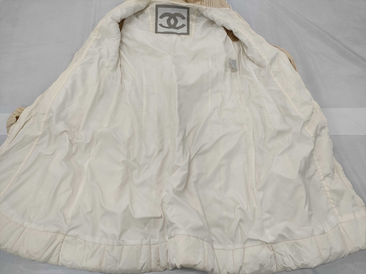 CHANEL 00A Coco Mark Sport High Neck Long Coat P16400?W0267 38 Coat