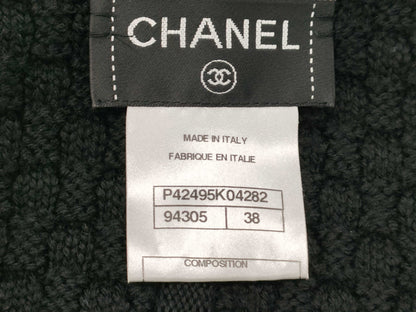 CHANEL P42495 Half Coat Black Size 38 Jacket