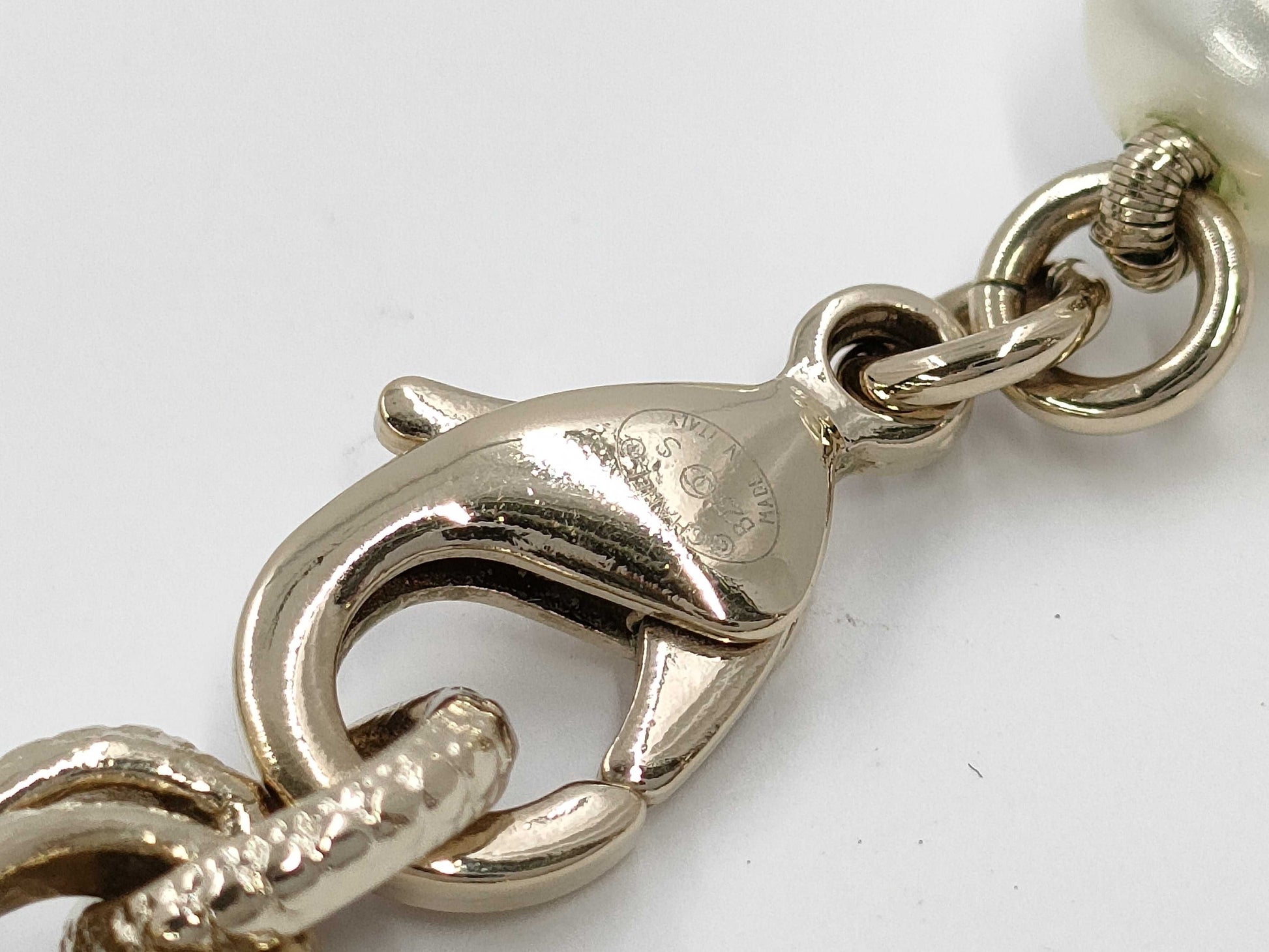 CHANEL Coco Mark Costume Pearl Necklace