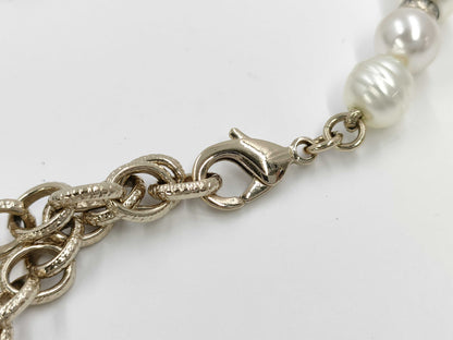 CHANEL Coco Mark Costume Pearl Necklace