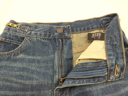 CELINE Triomphe denim skirt