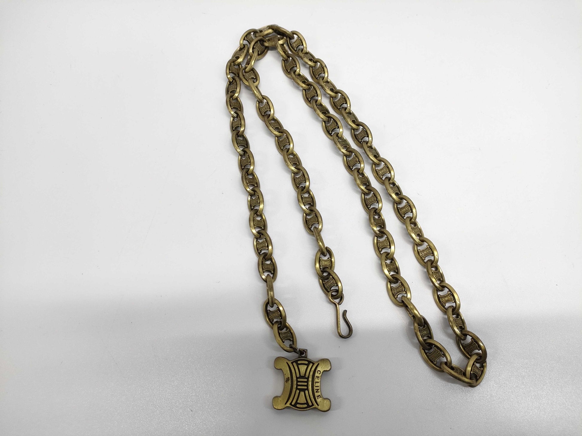 CELINE Macadam Vintage Gold Chain Belt