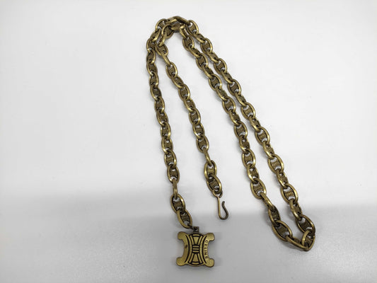 CELINE Macadam Vintage Gold Chain Belt