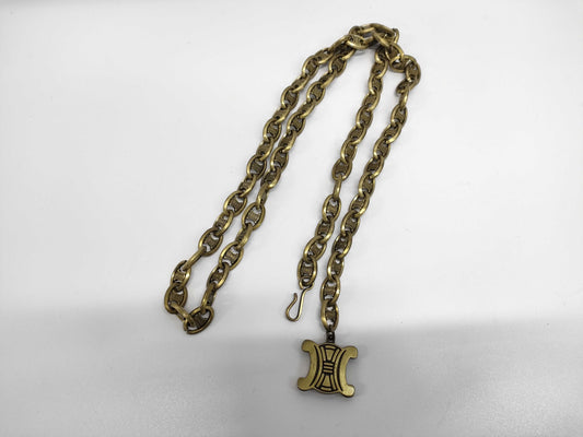 CELINE Macadam Vintage Gold Chain Belt